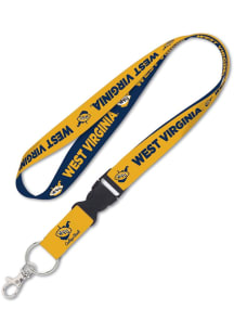 West Virginia Mountaineers Retro Lanyard - Navy Blue