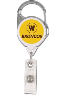 Western Michigan Broncos Retractable 2-Sided Badge Holder