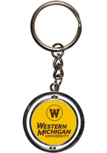 Western Michigan Broncos Spinner Keychain - Brown