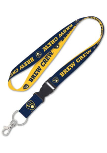 Milwaukee Brewers Slogan Lanyard - Blue