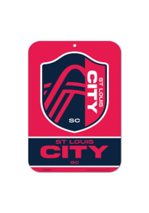 St Louis City SC 11x17 Plastic Sign - Blue