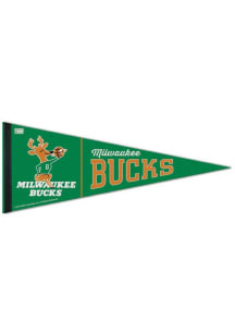 Milwaukee Bucks 12x30 Hardwood Classic Pennant - Green