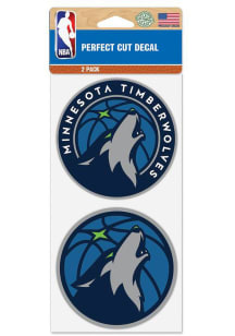 Minnesota Timberwolves 2pk Auto Decal - Blue