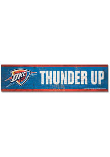 Oklahoma City Thunder 1.5x6 Wood Magnet