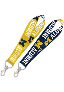 Michigan Wolverines Alumni Lanyard Key Strap Lanyard - Blue