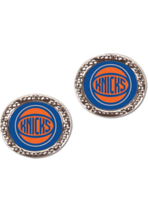 New York Knicks Hammered Womens Earrings