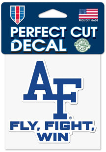 Air Force Falcons 4x4 Auto Decal - Blue