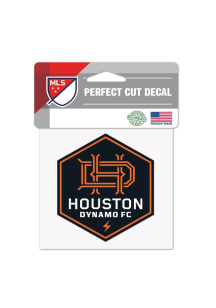 Houston Dynamo 4X4 Perfect Cut Auto Decal - Orange
