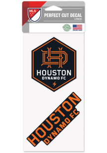 Houston Dynamo 4X4 2 Pack Auto Decal - Orange