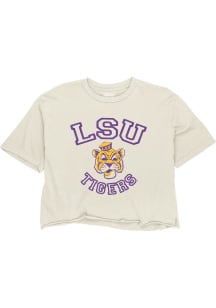 LSU Tigers Womens Ivory Sailor Tiger Vault Short Sleeve T-Shirt