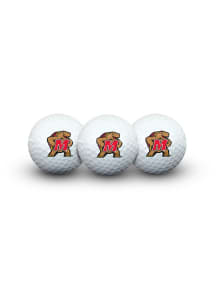 Maryland Terrapins 3pk Golf Balls
