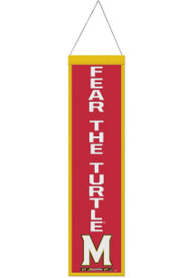 Maryland Terrapins 8x32 Slogan Banner - Red