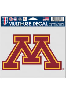 Minnesota Golden Gophers 5x6 Logo Auto Decal - Maroon