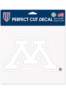 Minnesota Golden Gophers 8x8 Perfect Cut Auto Decal - Maroon
