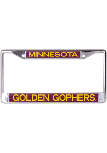 Minnesota Golden Gophers Metallic License Plate Frame - Maroon