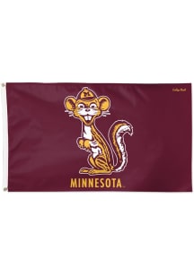 Minnesota Golden Gophers 3x5 Vault Silk Screen Grommet Flag - Maroon