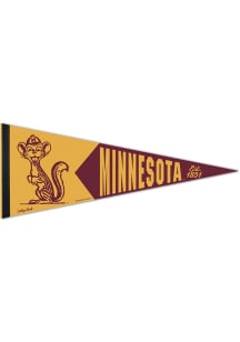 Minnesota Golden Gophers 12x30 Vault Logo Pennant - Maroon