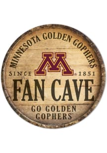 Minnesota Golden Gophers 14 Inch Round Sign - Maroon