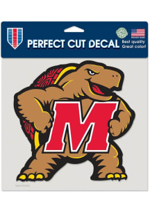 Maryland Terrapins 8x8 Colored Auto Decal - Red