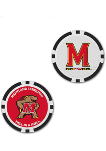 Maryland Terrapins 2-Sided Poker Chip Golf Ball Marker