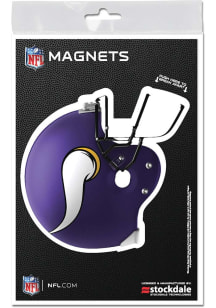 Minnesota Vikings 3D 3x5 Car Magnet - Purple