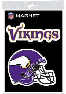 Minnesota Vikings 5x7 Style Car Magnet - Purple