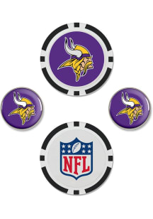 Minnesota Vikings 4pk Golf Ball Marker