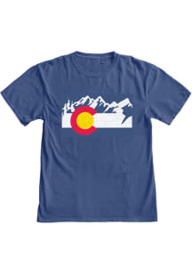 Blue 84 Colorado Blue Mountains Short Sleeve Fashion T Shirt