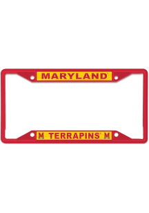 Maryland Terrapins Colored License Plate Frame - Red