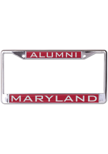 Maryland Terrapins Alumni Metallic License Plate Frame - Red