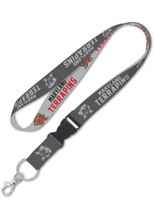 Maryland Terrapins Charcoal Lanyard - Charcoal