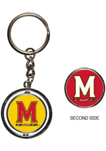 Maryland Terrapins Spinner Keychain - Red