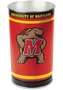 Maryland Terrapins Team Logo Waste Basket