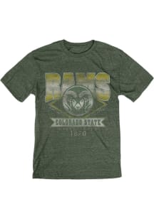 Blue 84 Colorado State Rams Green Joyful Laughter Short Sleeve Fashion T Shirt