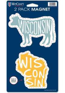 Wisconsin 2Pk 5x9 Magnet