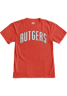 Blue 84 Rutgers Scarlet Knights Red Arch Name Garment Dyed Short Sleeve Fashion T Shirt