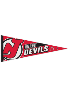 New Jersey Devils 12X30 Premium Pennant - Red