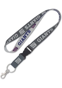 New York Giants Charcoal Lanyard - Blue