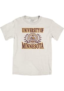 Blue 84 Minnesota Golden Gophers Oatmeal Golden Laurels Short Sleeve T Shirt