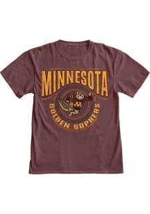 Blue 84 Minnesota Golden Gophers Maroon Mascot Short Sleeve Fashion T Shirt