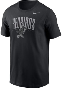 Nike Illinois State Redbirds Black Blackout Short Sleeve T Shirt