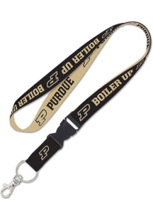 Purdue Boilermakers Slogan Lanyard - Black
