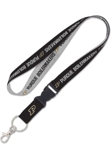 Purdue Boilermakers Heathered Lanyard - Black