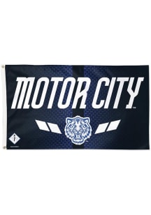 Detroit Tigers 2024 City Connect Silk Screen Grommet Flag - Navy Blue
