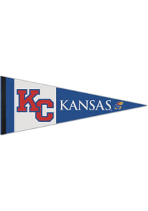 Kansas Jayhawks Premium Pennant - Blue