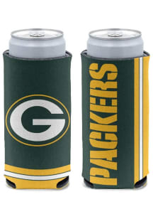 Green Bay Packers Striped Primary Logo Slim Coolie