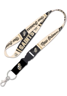 New Orleans Saints Retro Lanyard - Black