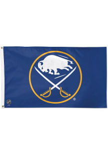 Buffalo Sabres 3x5 Flags Silk Screen Grommet Flag - Blue