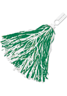 Kelly Green Kelly Green and White Pom Poms