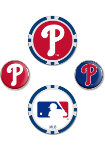 Philadelphia Phillies 4 Pack Golf Ball Marker